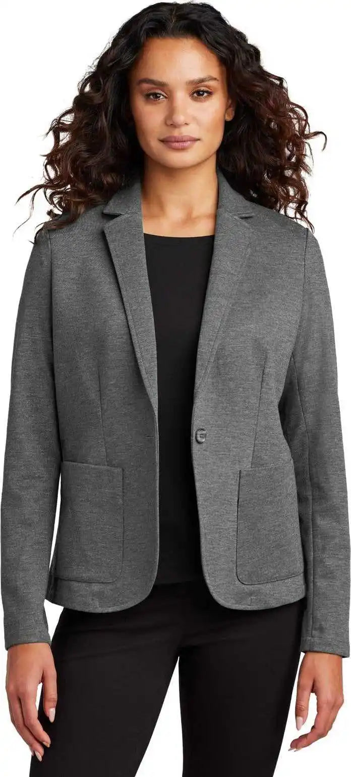 Mercer + mettle Mm3031 Women’s Relaxed Knit Blazer - Strmgryhtr