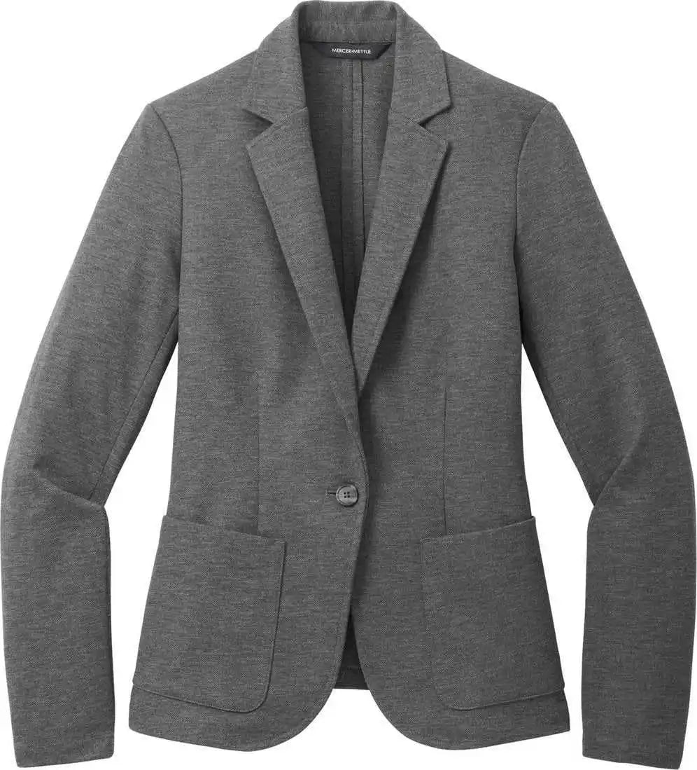 Mercer + mettle Mm3031 Women’s Relaxed Knit Blazer - Strmgryhtr