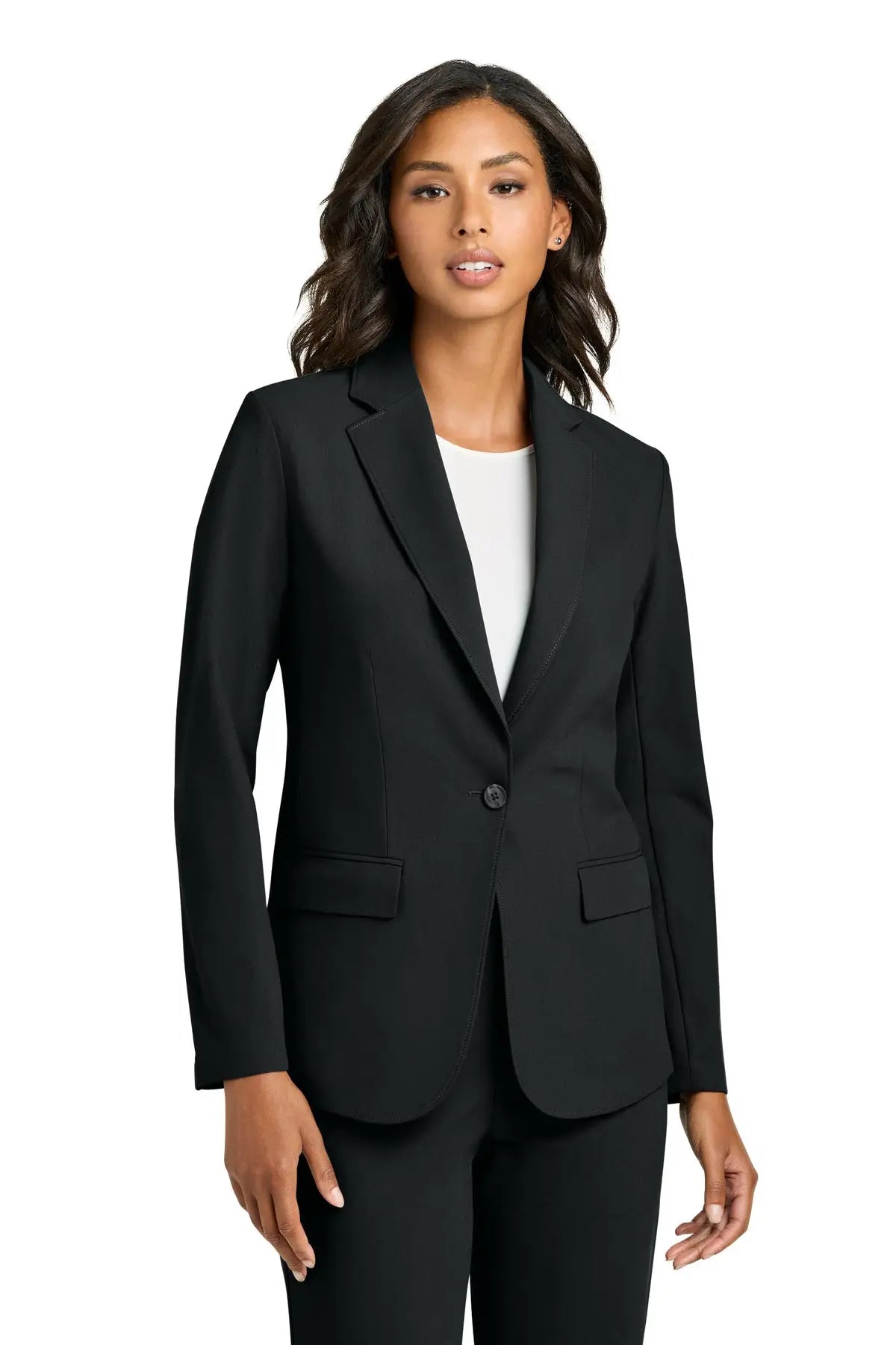 Mercer + mettle Mm3033 Women’s Capital Tech Blazer - Deep Black