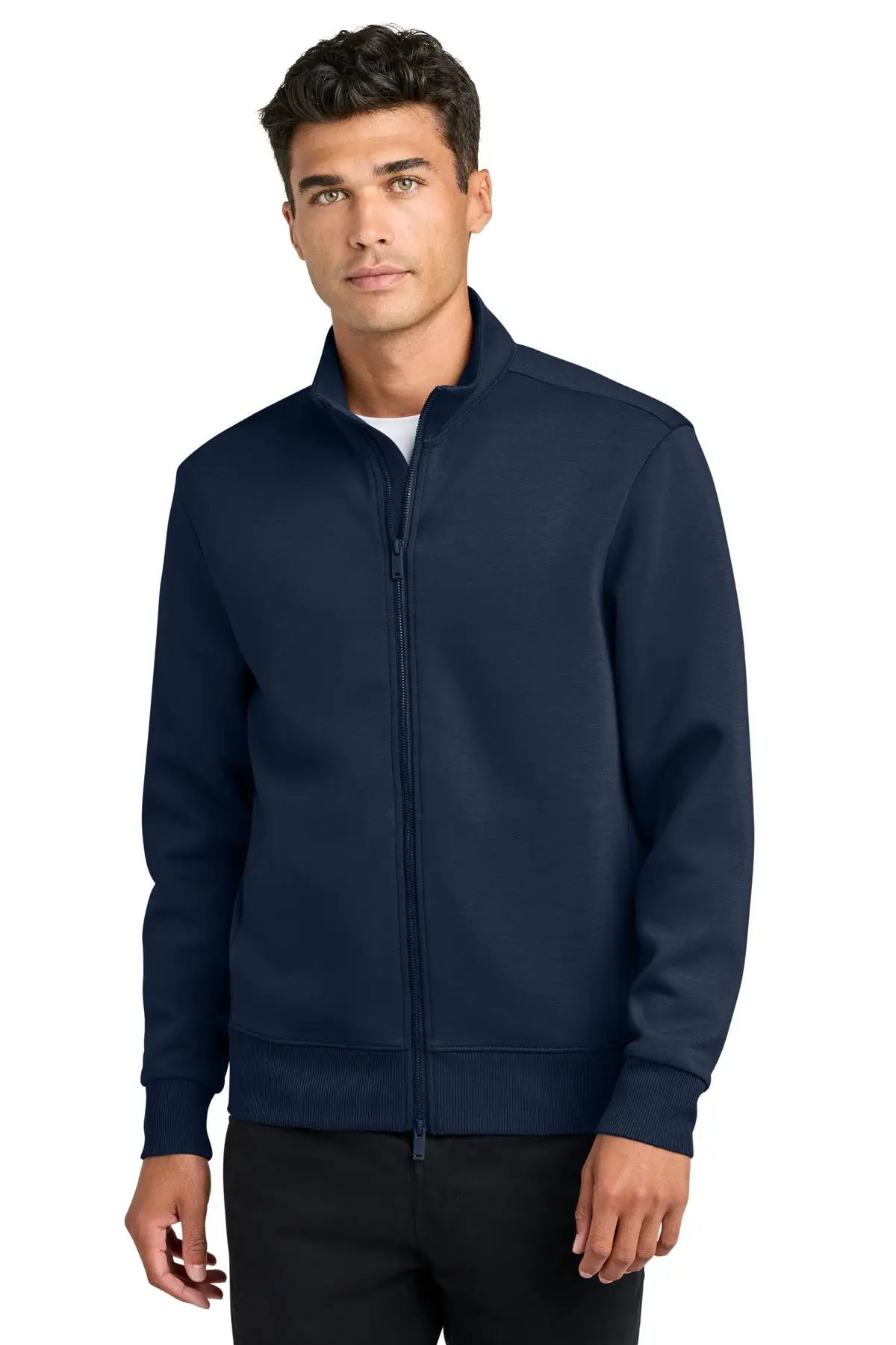 Mercer + mettle Mm3102 Soft Spacer Full-zip - Night Navy - Adult l