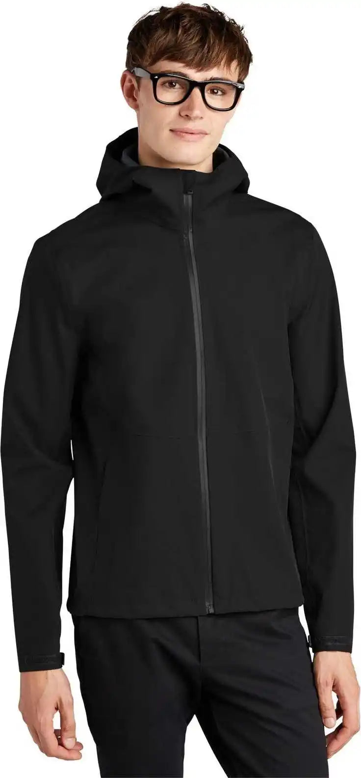 Mercer + mettle Mm7000 Waterproof Rain Shell - Deep Black - Adult Xl