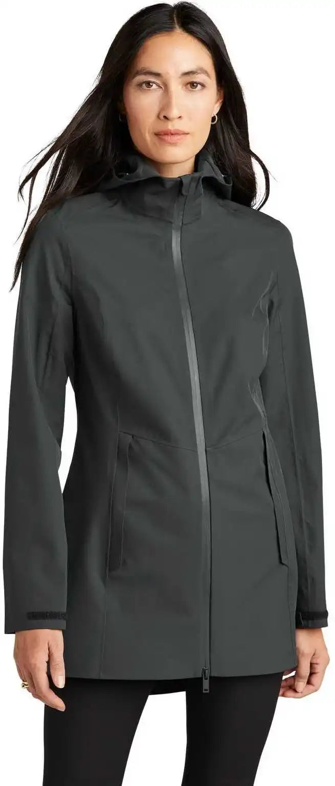 Mercer + mettle Mm7001 Women’s Waterproof Rain Shell - Anchor Grey - Dark Gray / Ladies s