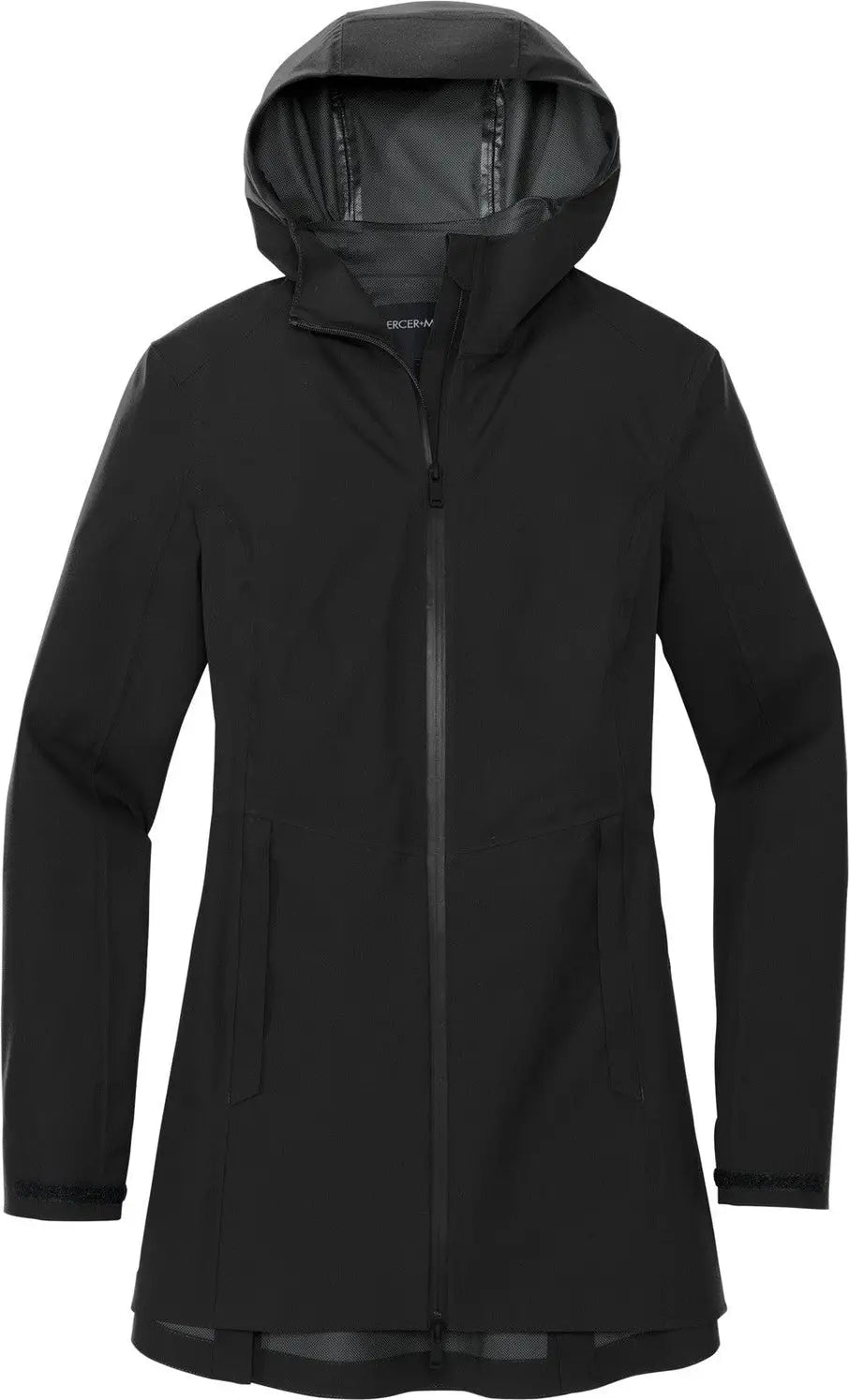 Mercer + mettle Mm7001 Women’s Waterproof Rain Shell - Deep Black