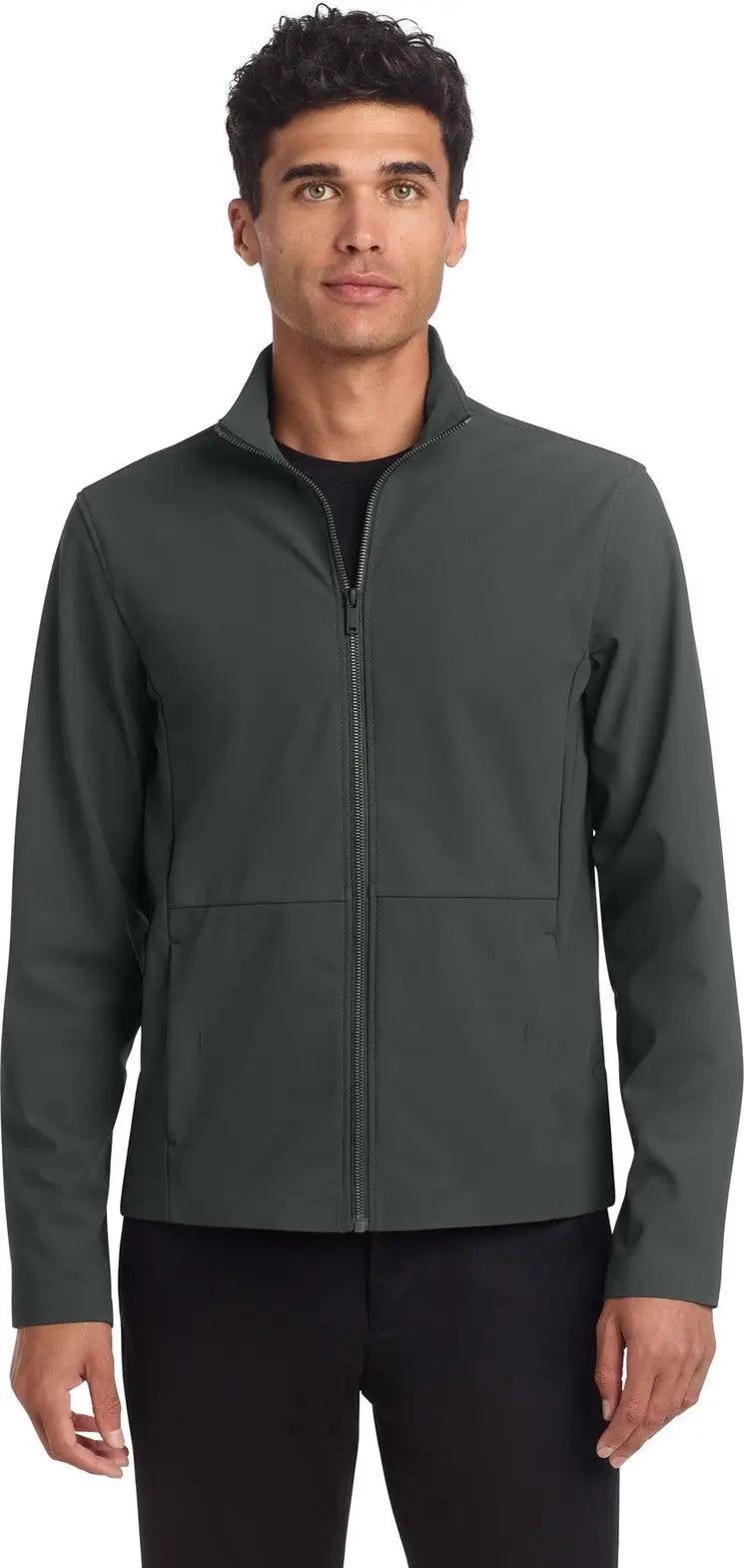 Mercer + mettle Mm7100 Faille Soft Shell - Anchor Gray - Adult Xs
