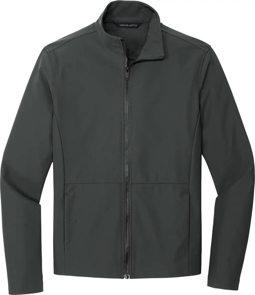 Mercer + mettle Mm7100 Faille Soft Shell - Anchor Gray