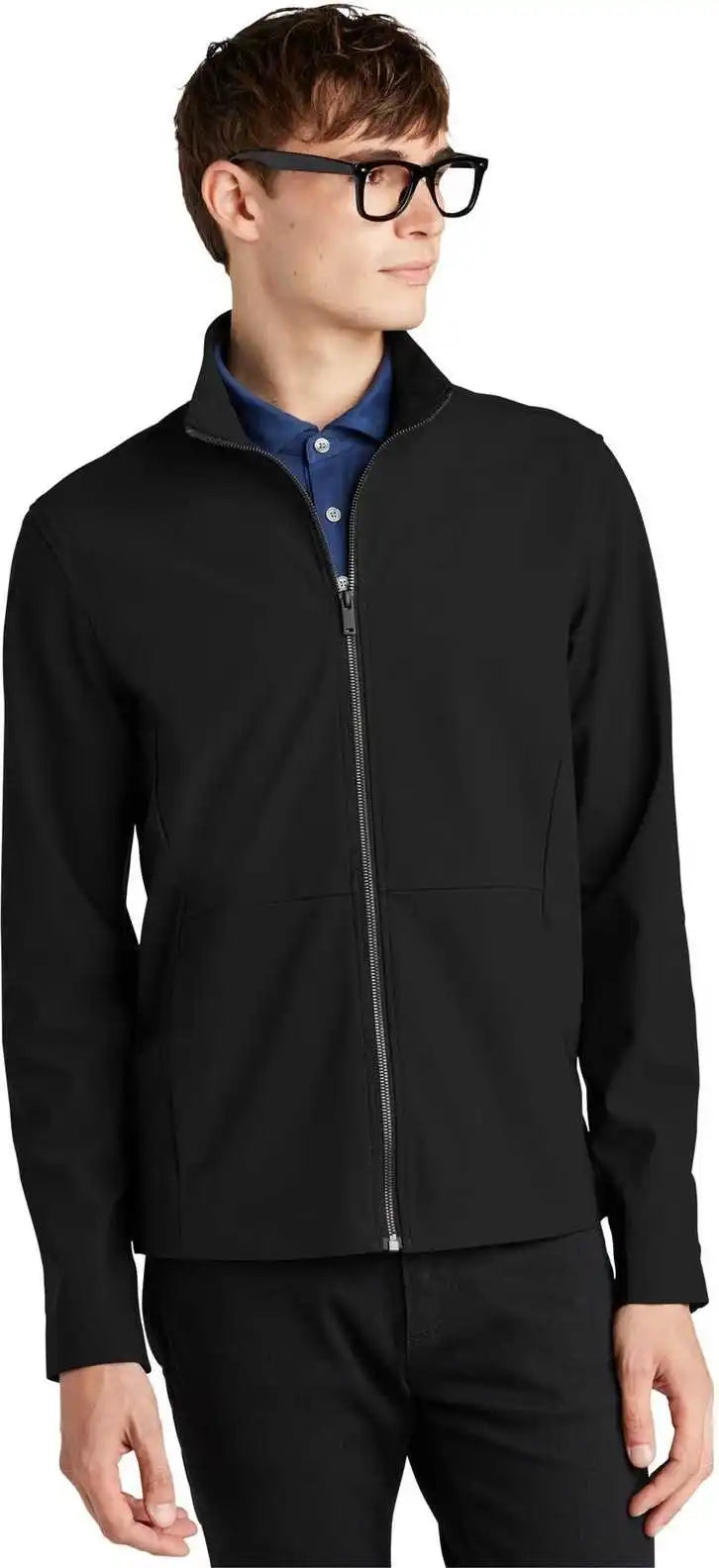 Mercer + mettle Mm7100 Faille Soft Shell - Deep Black - Adult m