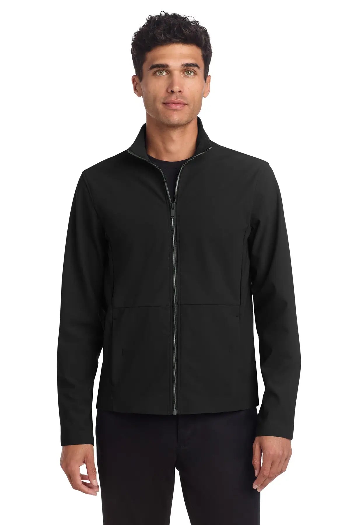 Mercer + mettle Mm7100 Faille Soft Shell - Deep Black - Adult Xs