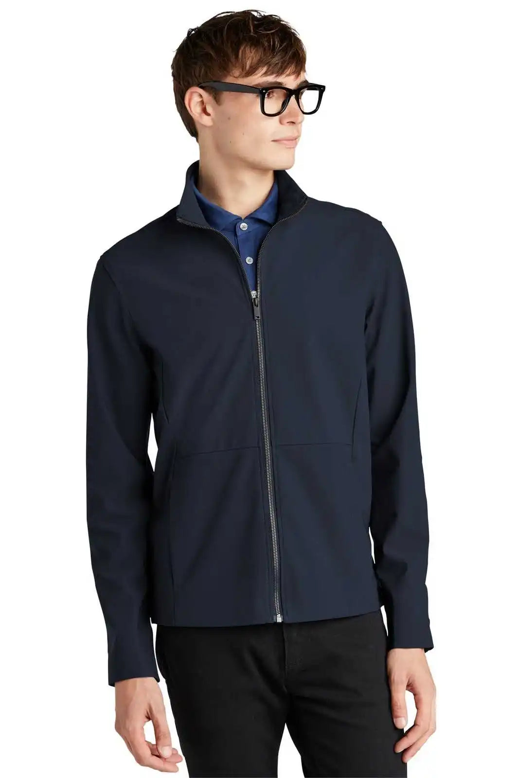Mercer + mettle Mm7100 Faille Soft Shell Night Navy / Adult s