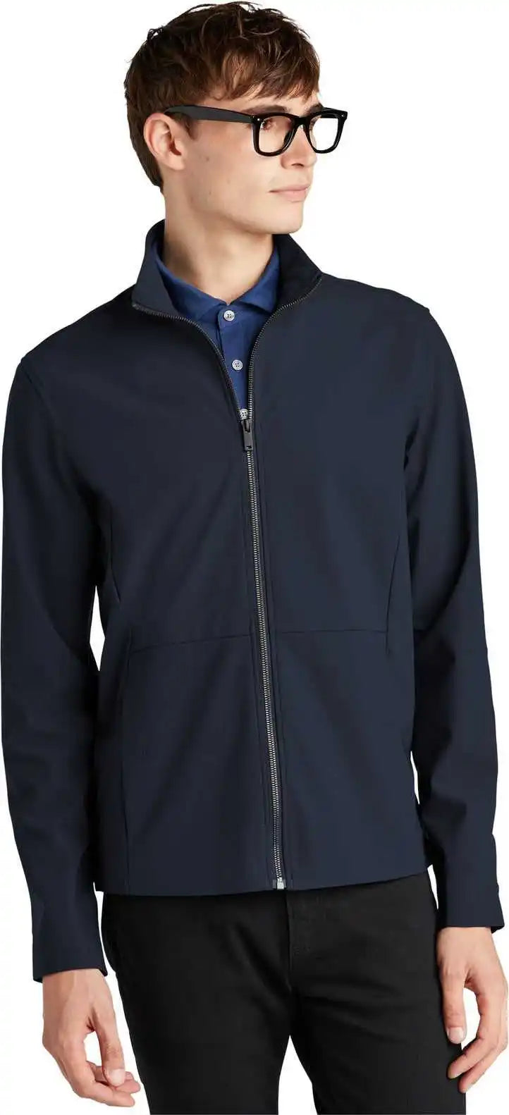 Mercer + mettle Mm7100 Faille Soft Shell - Night Navy