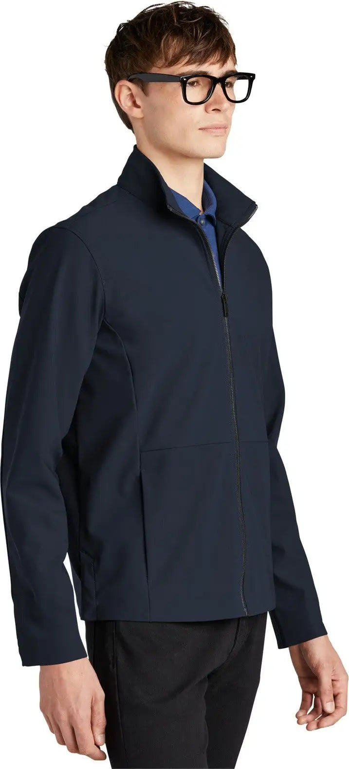 Mercer + mettle Mm7100 Faille Soft Shell - Night Navy