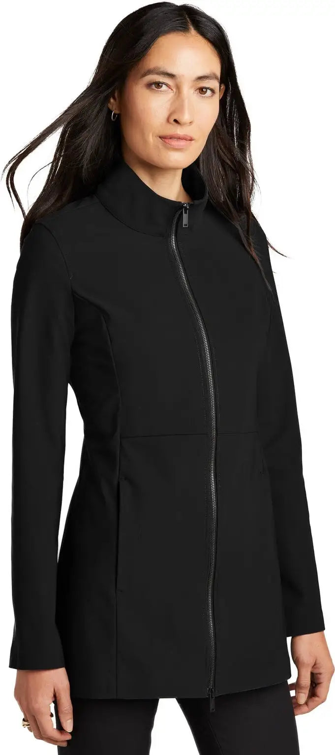 Mercer + mettle Mm7101 Women’s Faille Soft Shell - Deep Black