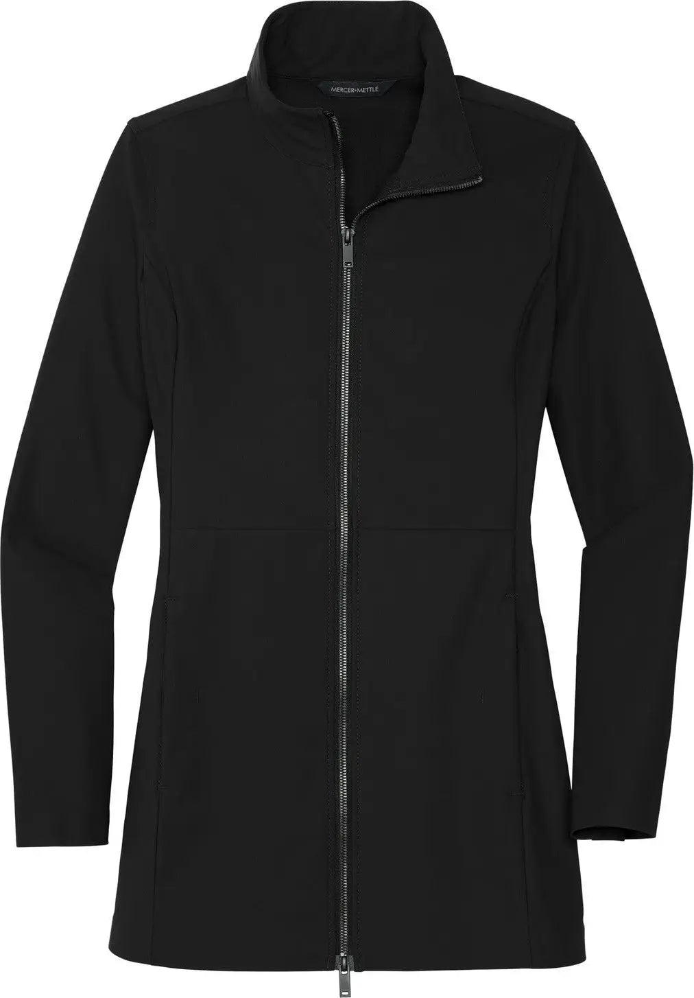 Mercer + mettle Mm7101 Women’s Faille Soft Shell - Deep Black