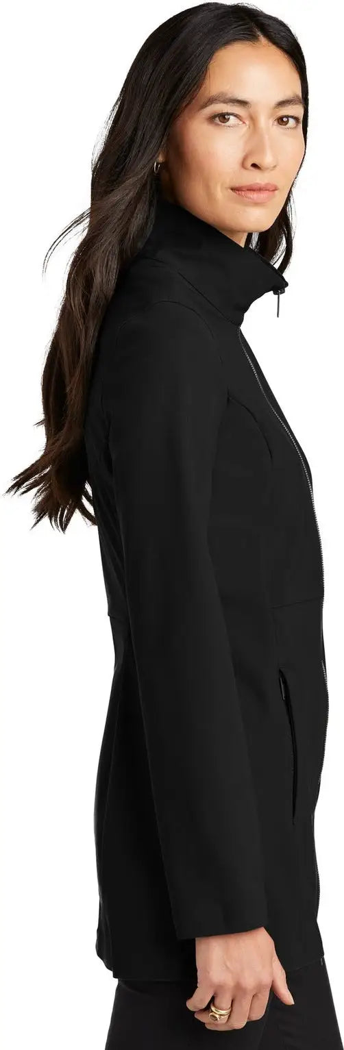 Mercer + mettle Mm7101 Women’s Faille Soft Shell - Deep Black