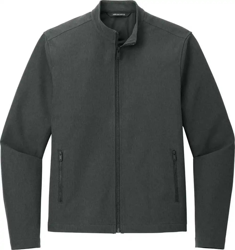 Mercer + mettle Mm7102 Stretch Soft Shell Jacket - Anchor Grey Heather