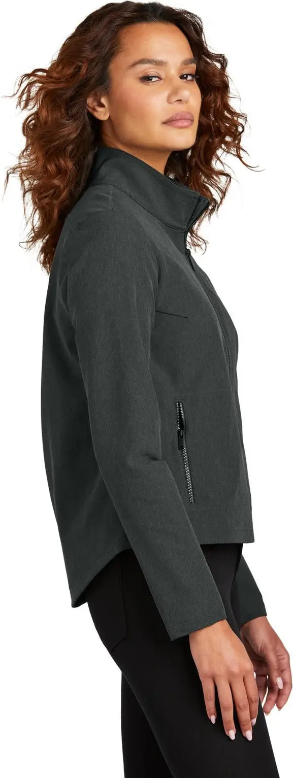 Mercer + mettle Mm7103 Women’s Stretch Soft Shell Jacket - Anchor Gray Heather