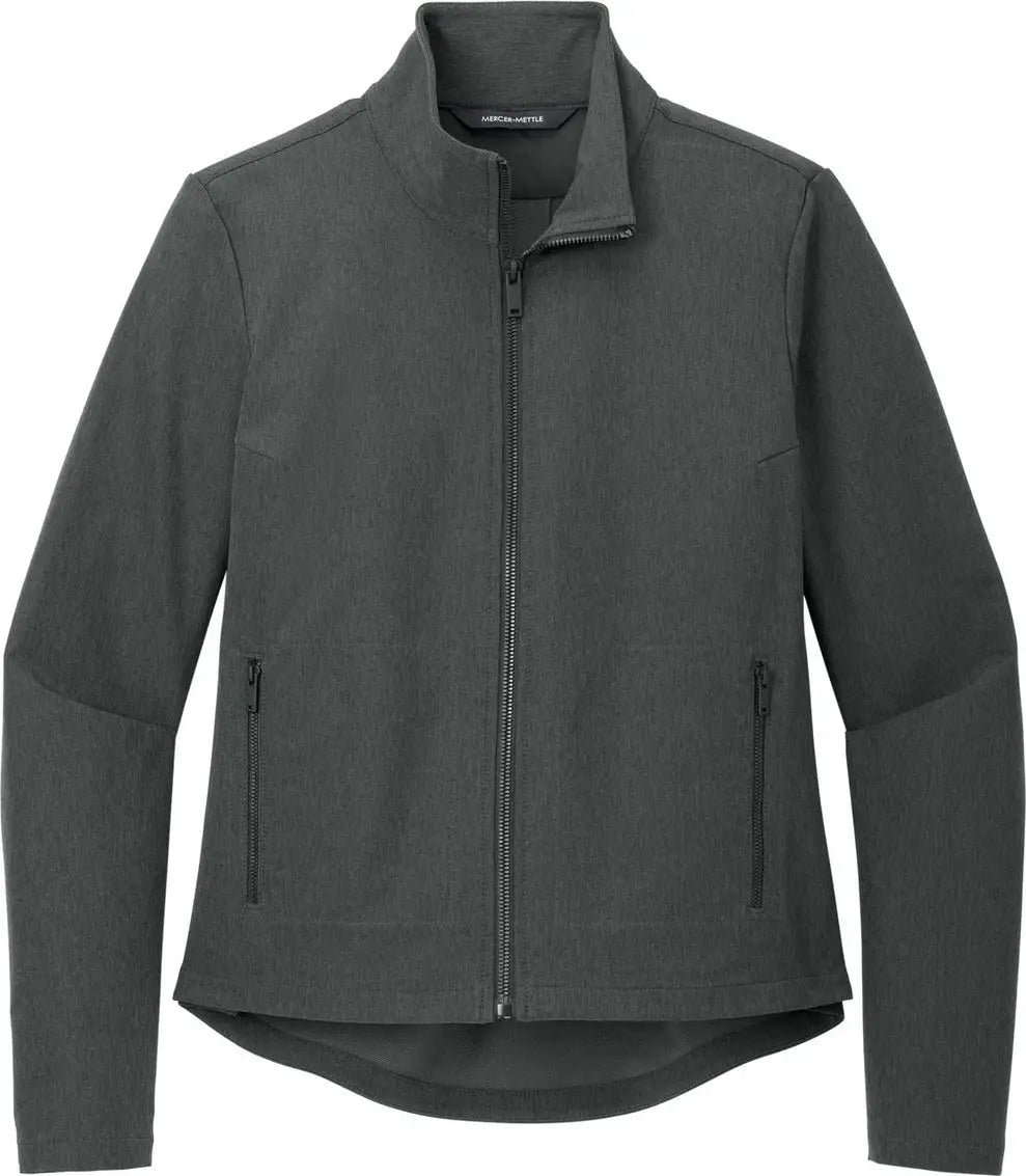 Mercer + mettle Mm7103 Women’s Stretch Soft Shell Jacket - Anchor Gray Heather
