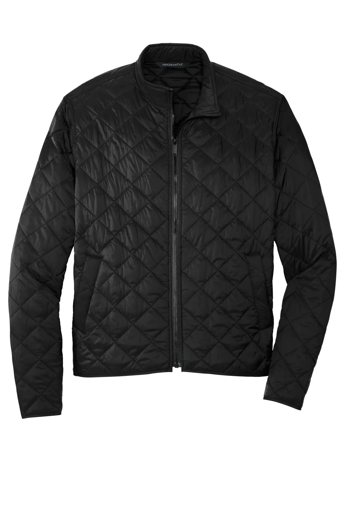 Mercer + mettle Mm7200 Quilted Full-zip Jacket - Deep Black
