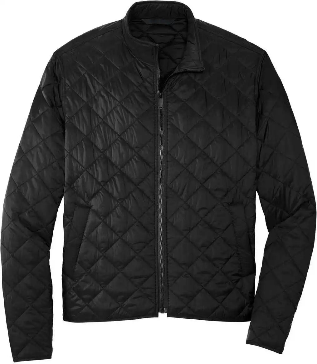 Mercer + mettle Mm7200 Quilted Full Zip Jacket Deep Black
