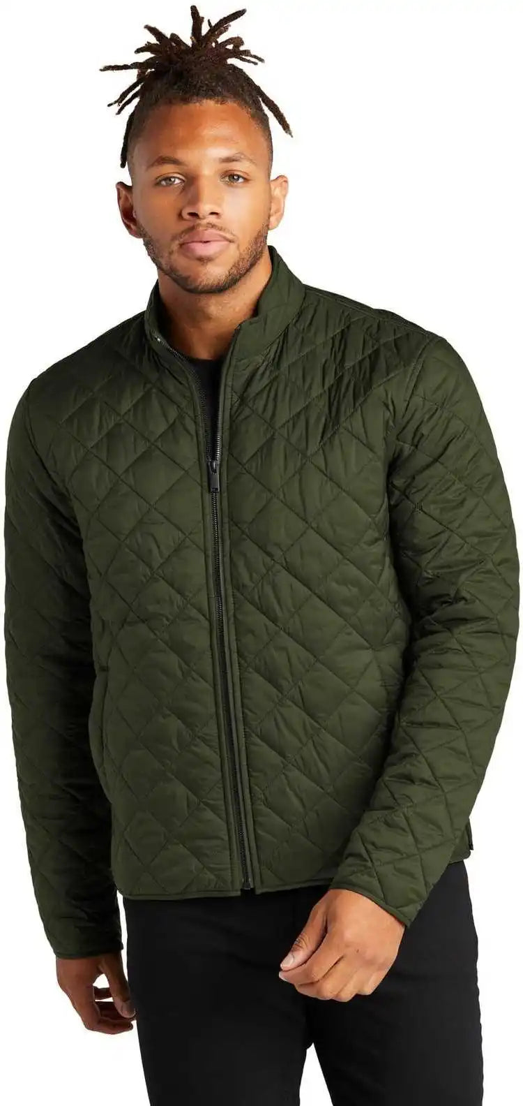 Mercer + mettle Mm7200 Quilted Full Zip Jacket Townsend Green