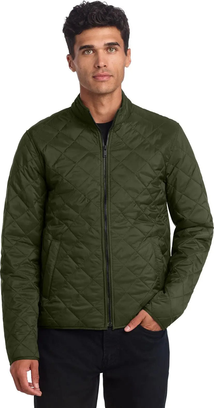 Mercer + mettle Mm7200 Quilted Full-zip Jacket - Townsend Green