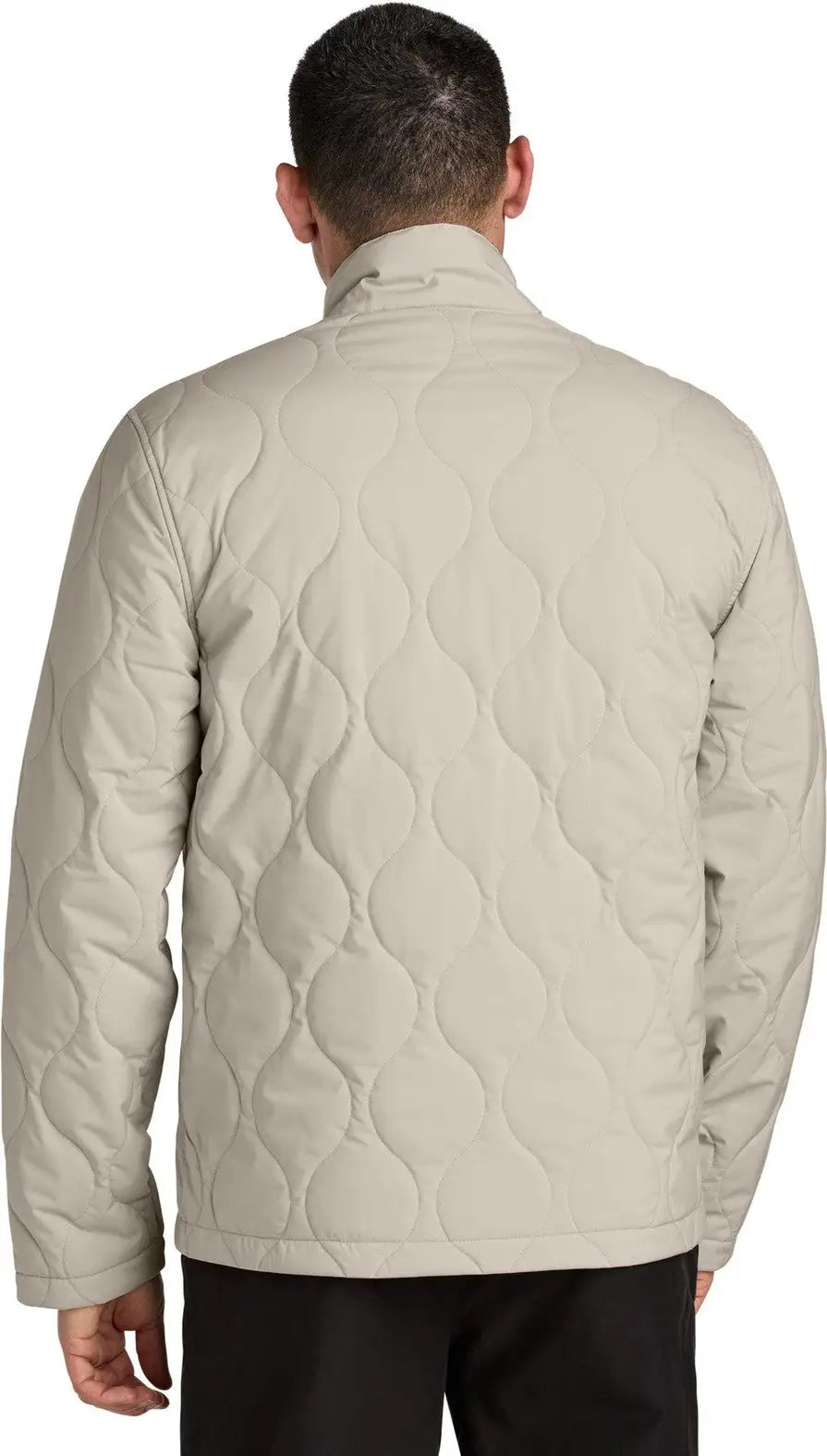 Mercer + mettle Mm7202 Quilted Liner Jacket - Almond