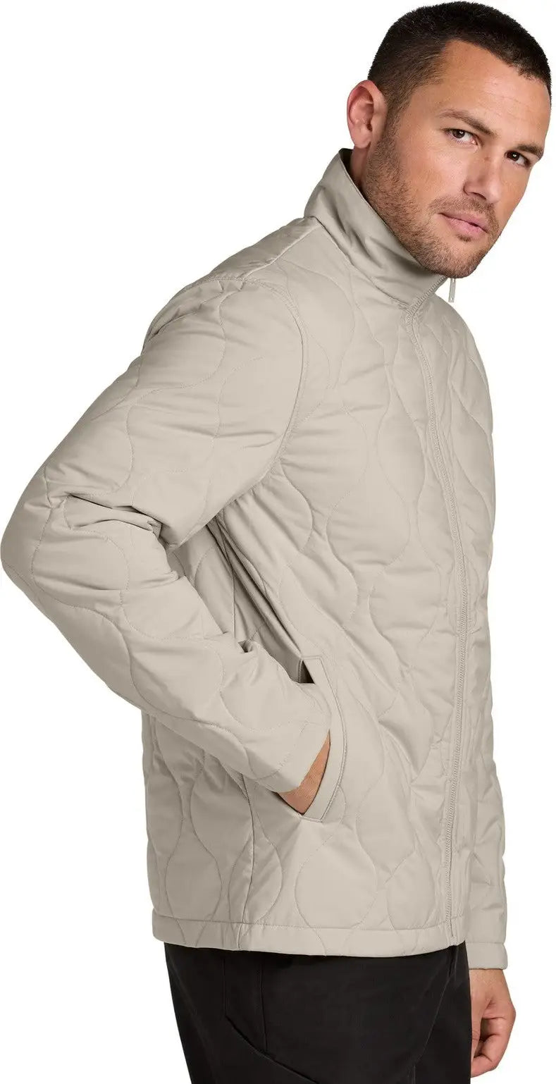 Mercer + mettle Mm7202 Quilted Liner Jacket - Almond