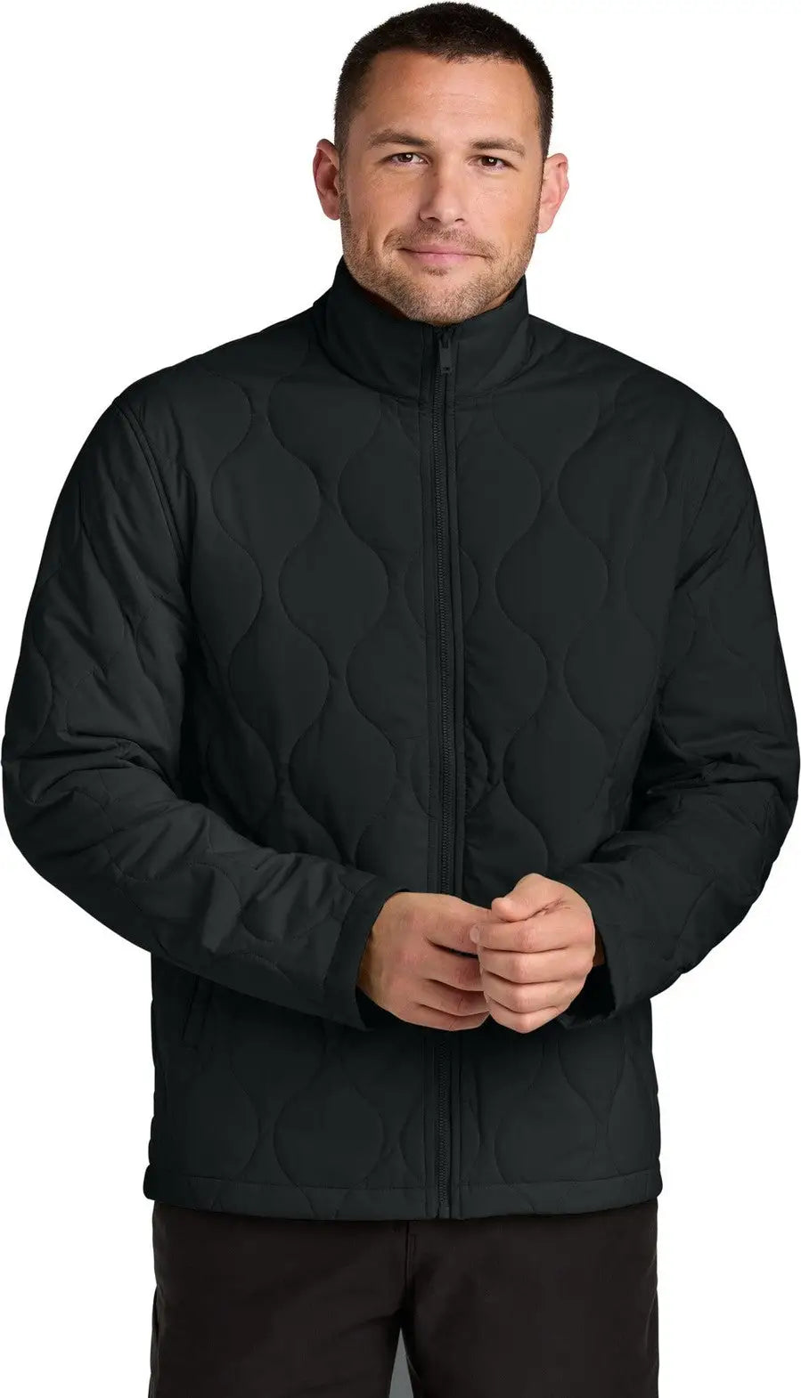 Mercer + mettle Mm7202 Quilted Liner Jacket - Deep Black - Adult Xs