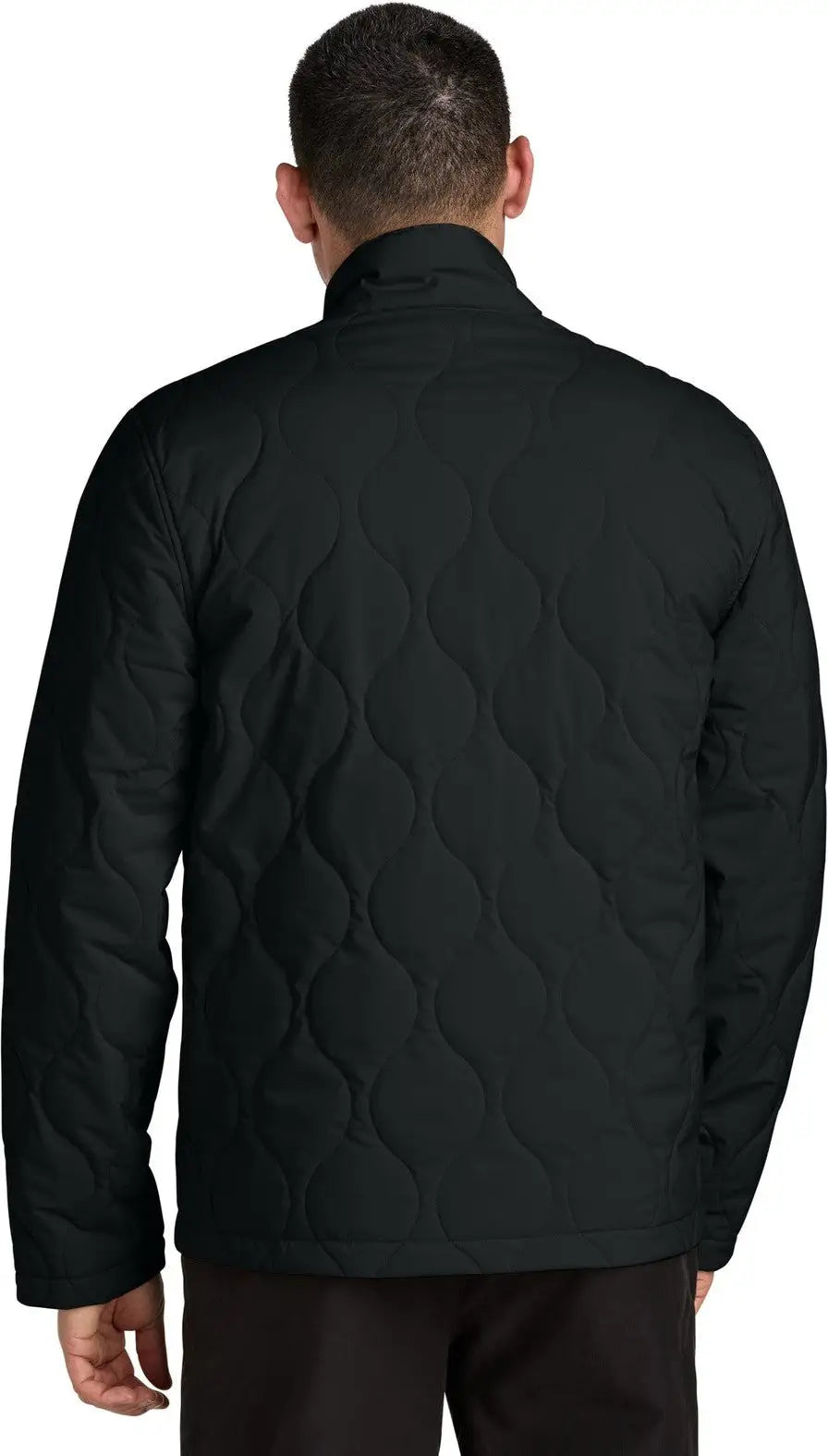 Mercer + mettle Mm7202 Quilted Liner Jacket - Deep Black
