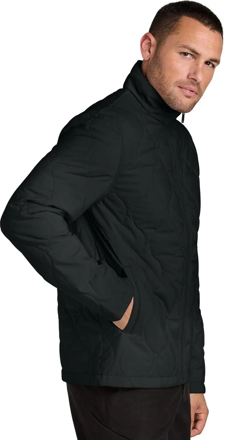 Mercer + mettle Mm7202 Quilted Liner Jacket - Deep Black