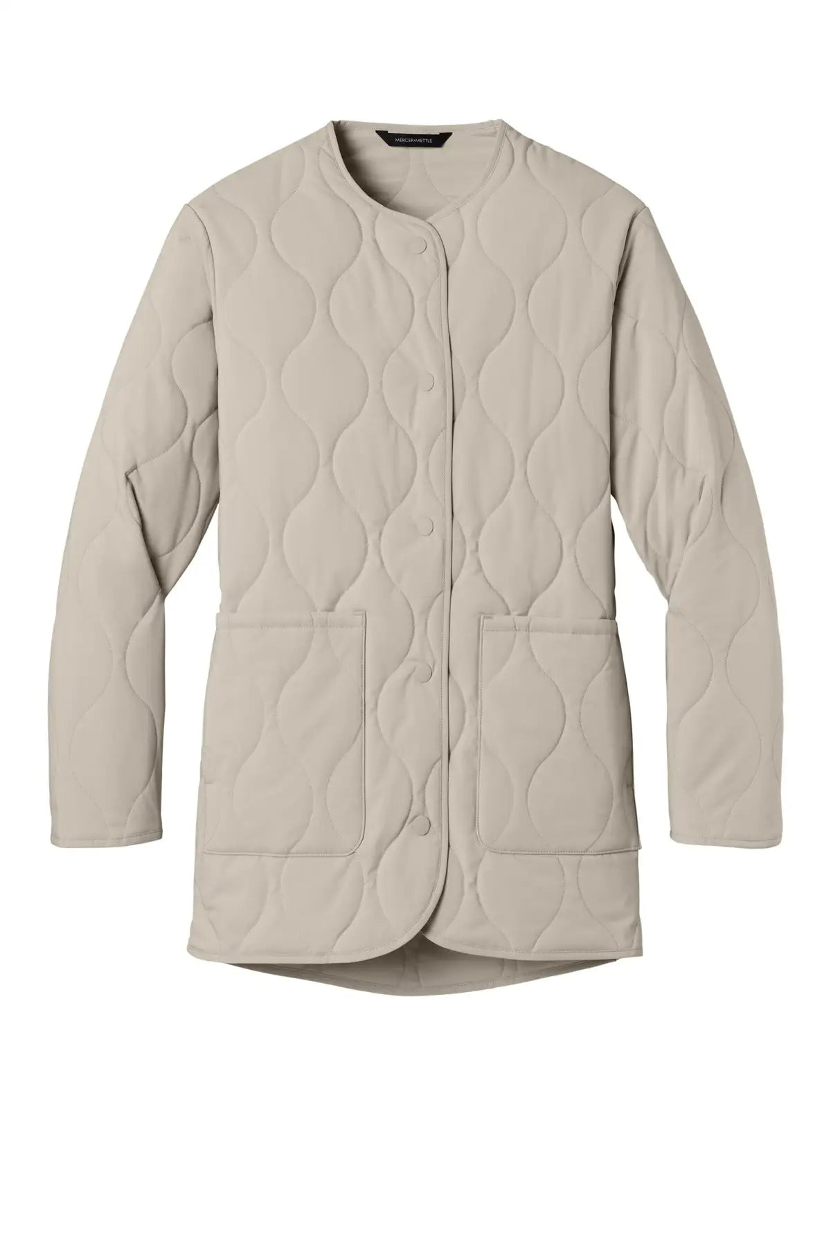 Mercer + mettle Mm7203 Women’s Quilted Liner Jacket - Almond