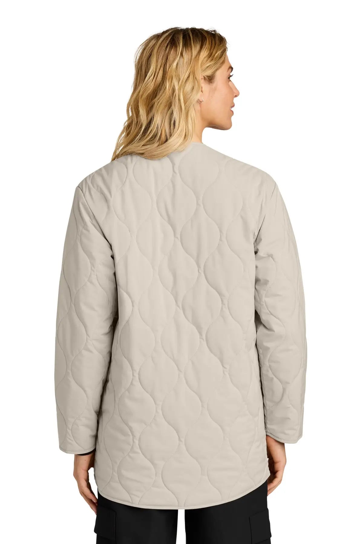 Mercer + mettle Mm7203 Women’s Quilted Liner Jacket - Almond
