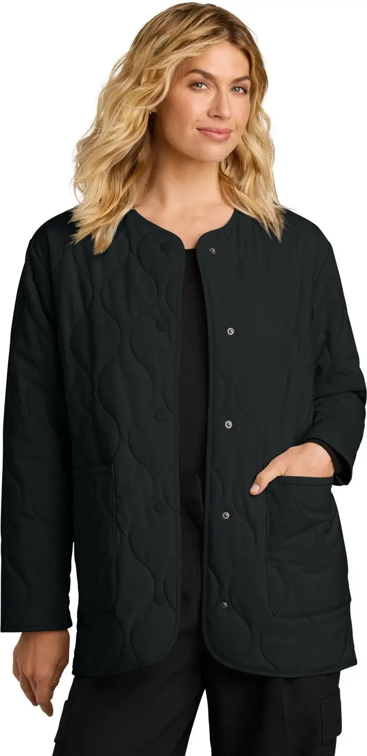 Mercer + mettle Mm7203 Women’s Quilted Liner Jacket - Deep Black - Ladies Xs