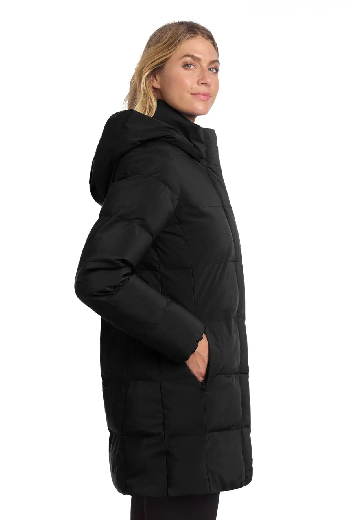 Mercer + mettle Mm7213 Women’s Puffy Parka - Deep Black