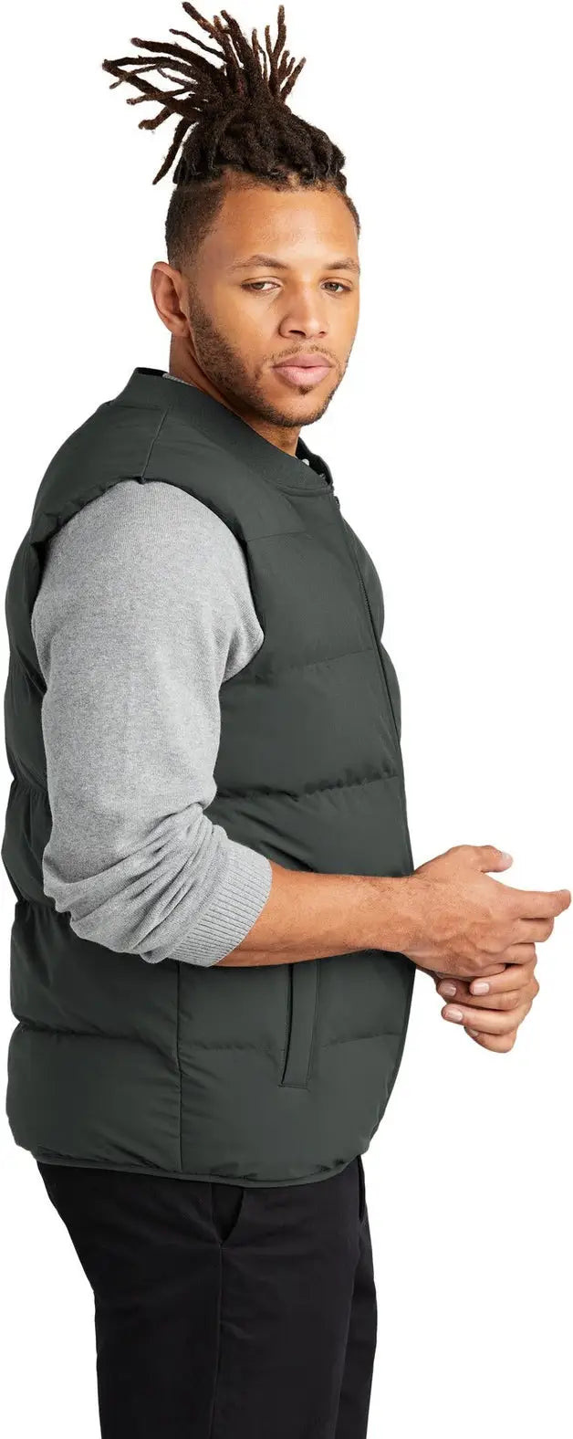 Mercer + mettle Mm7214 Puffy Vest - Anchor Gray