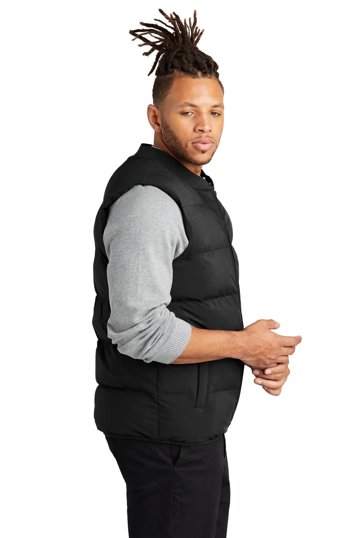Mercer + mettle Mm7214 Puffy Vest - Deep Black