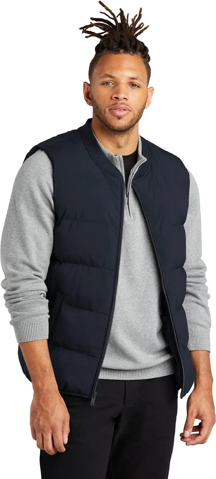 Mercer + mettle Mm7214 Puffy Vest - Night Navy - Adult Xs