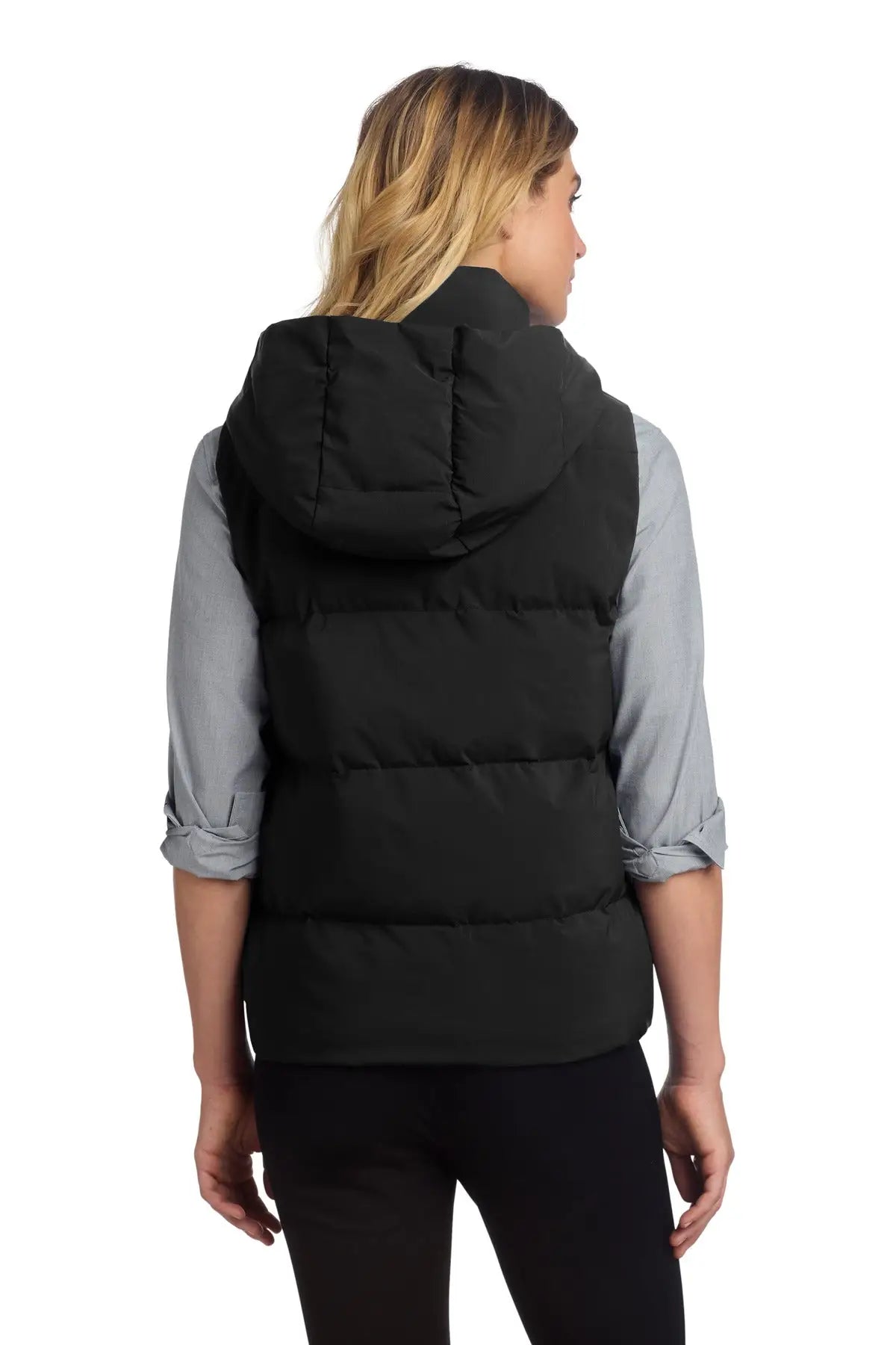 Mercer + mettle Mm7217 Women’s Puffy Vest - Deep Black