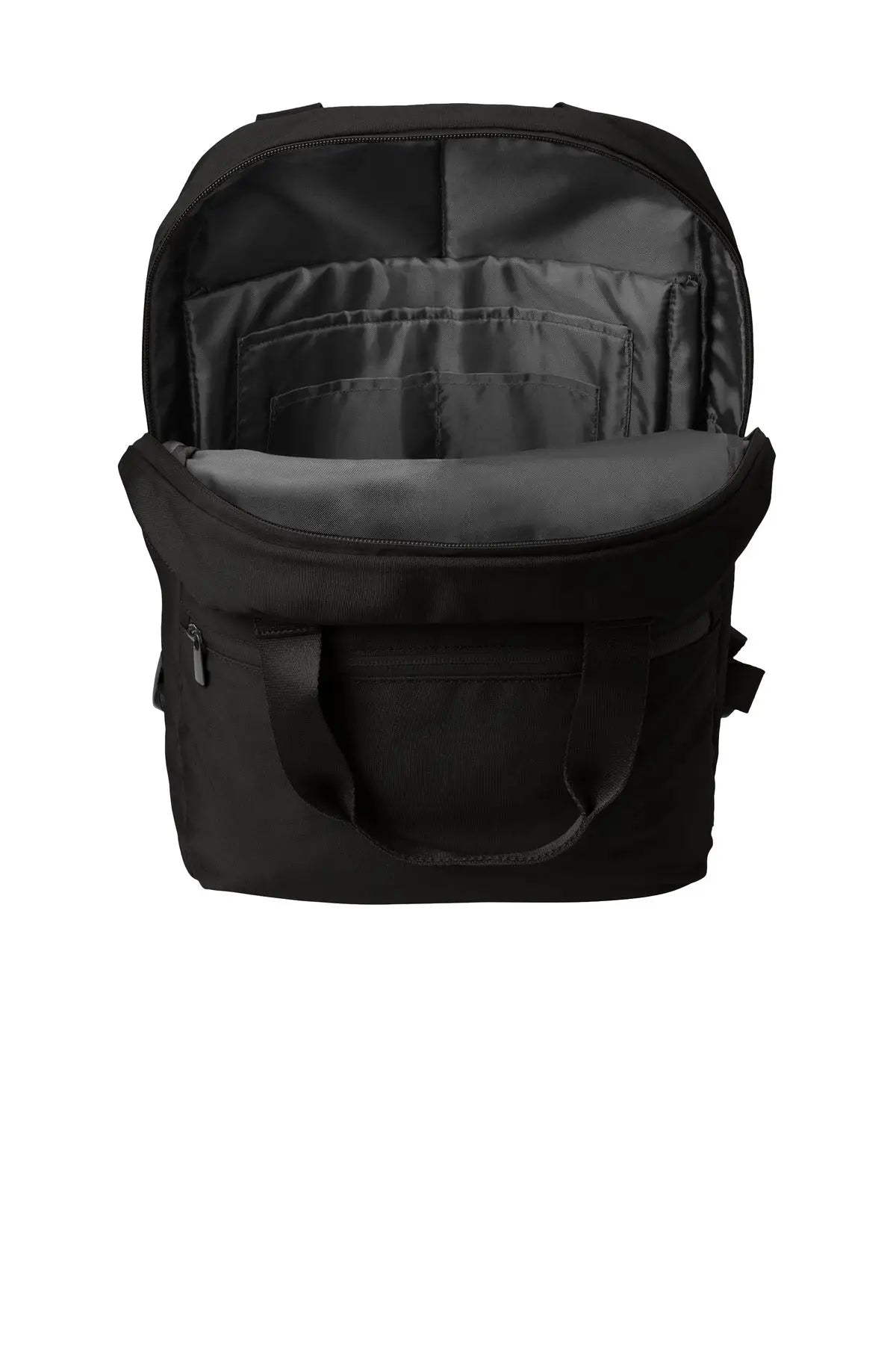 Mercer + mettle Mmb211 Claremont Handled Backpack - Deep Black