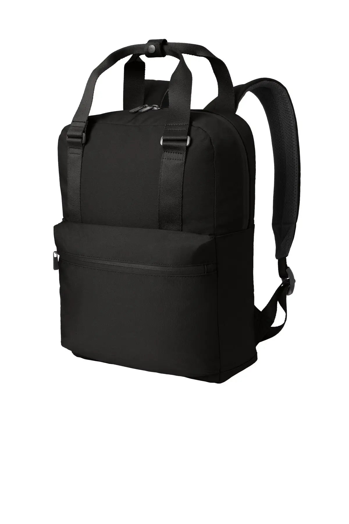 Mercer + mettle Mmb211 Claremont Handled Backpack - Deep Black
