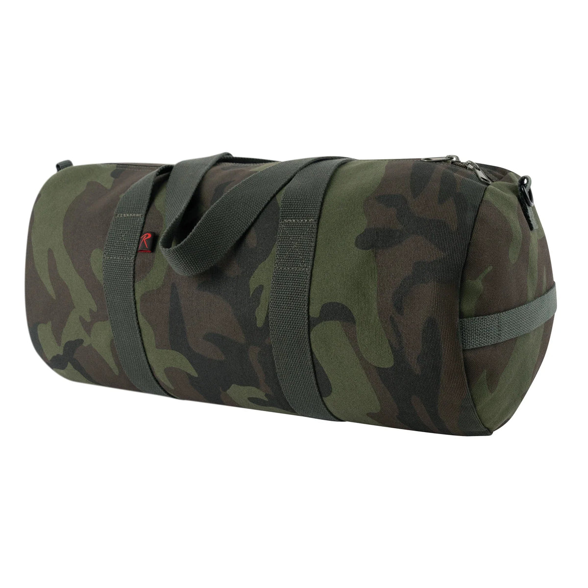 Midnight Camo Canvas Shoulder Duffle Bag