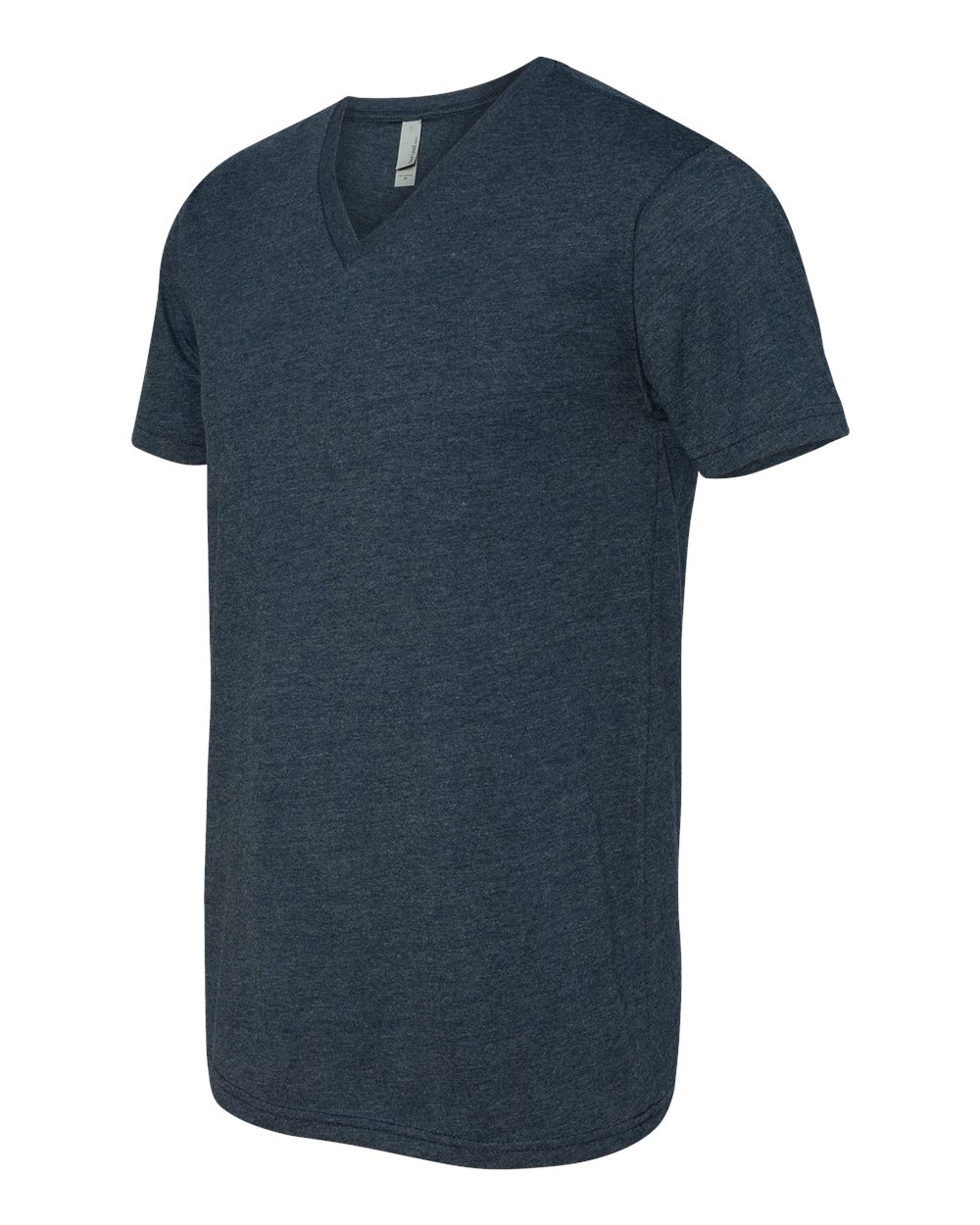 Midnight Navy CVC V-Neck T-Shirt - 6240