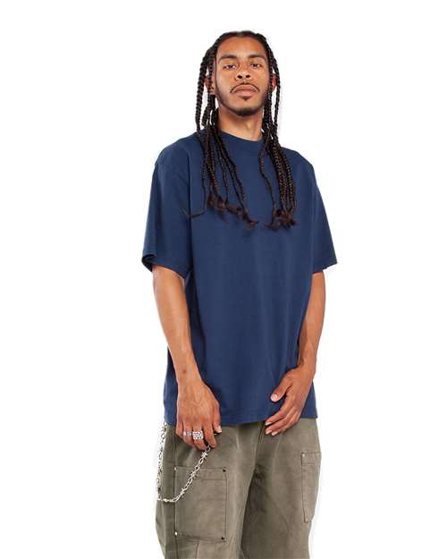 Midnight Navy Garment-Dyed Crewneck T-Shirt - SHGD