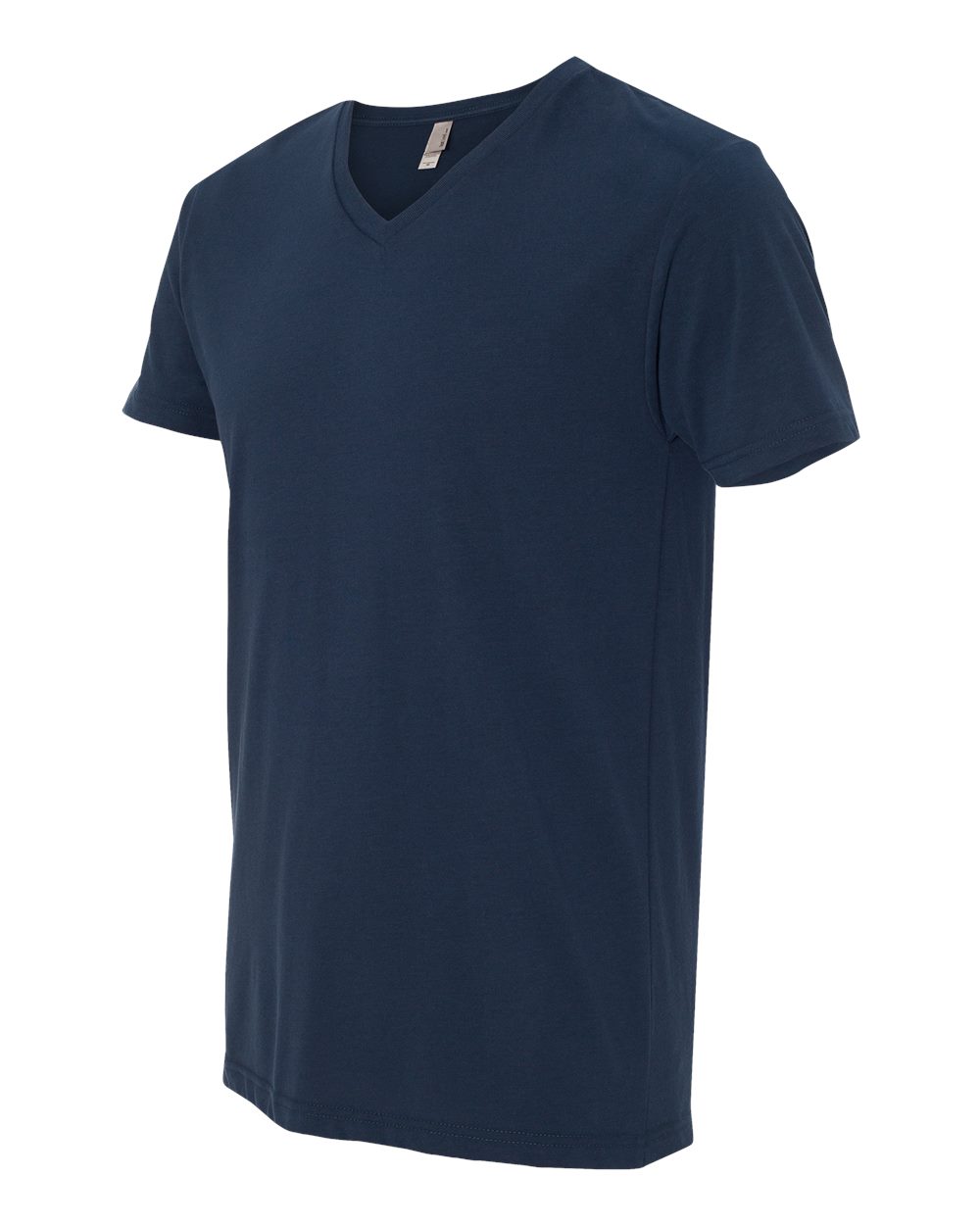 Midnight Navy Sueded V-Neck T-Shirt - 6440