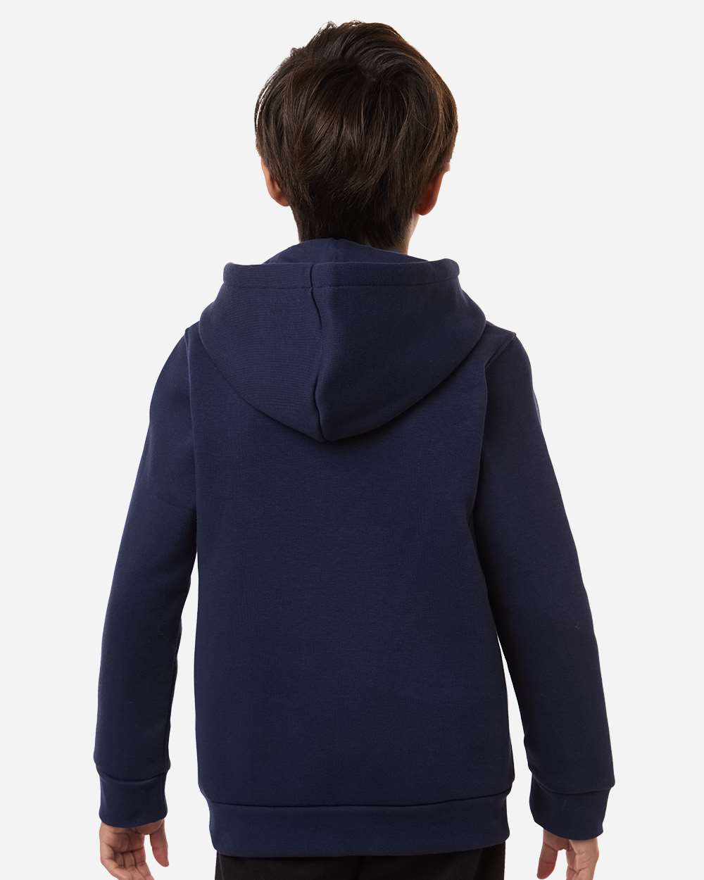 Midnight Navy/ White Youth Team Icon Fleece Hooded Sweatshirt - 6014162 plain