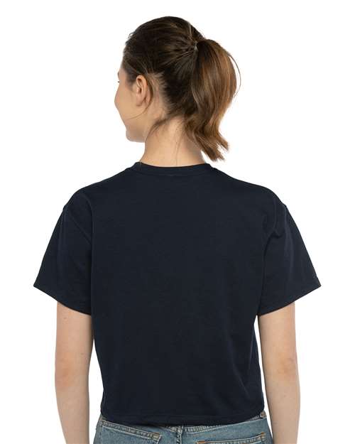 Midnight Navy Women&#39;s Ideal Crop Top - 1580