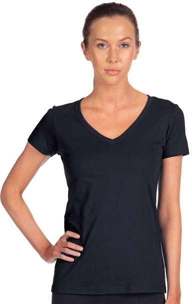 Midnight Navy Women&#39;s Ideal V-Neck T-Shirt - 1540