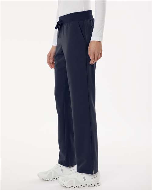 Midnight Navy Women&#39;s Xenos Essential Knit-Waist Scrub Pants - Petite Sizes - W20001P