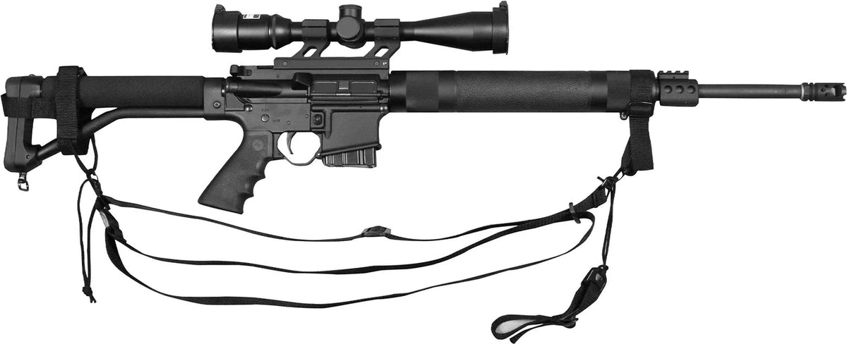 Military 3-point Rifle Sling - Black