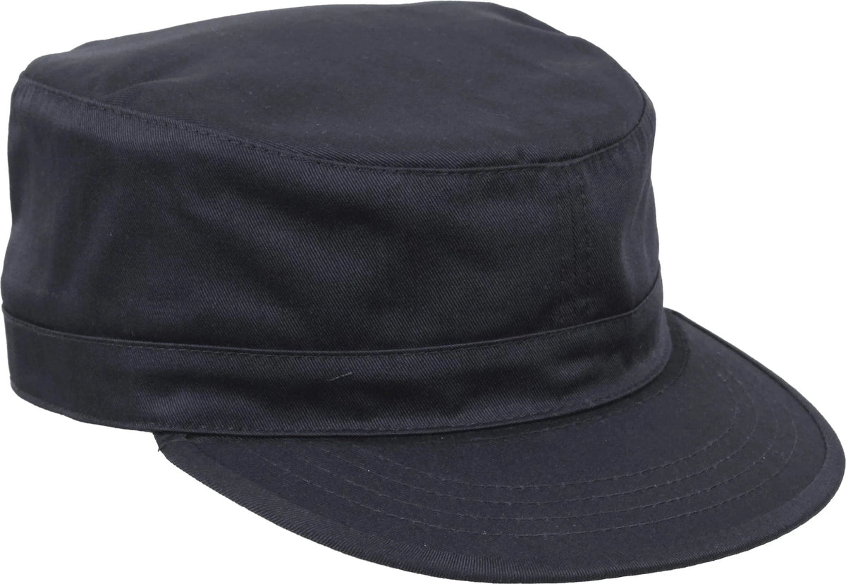Military Adjustable Fatigue Cap - Black