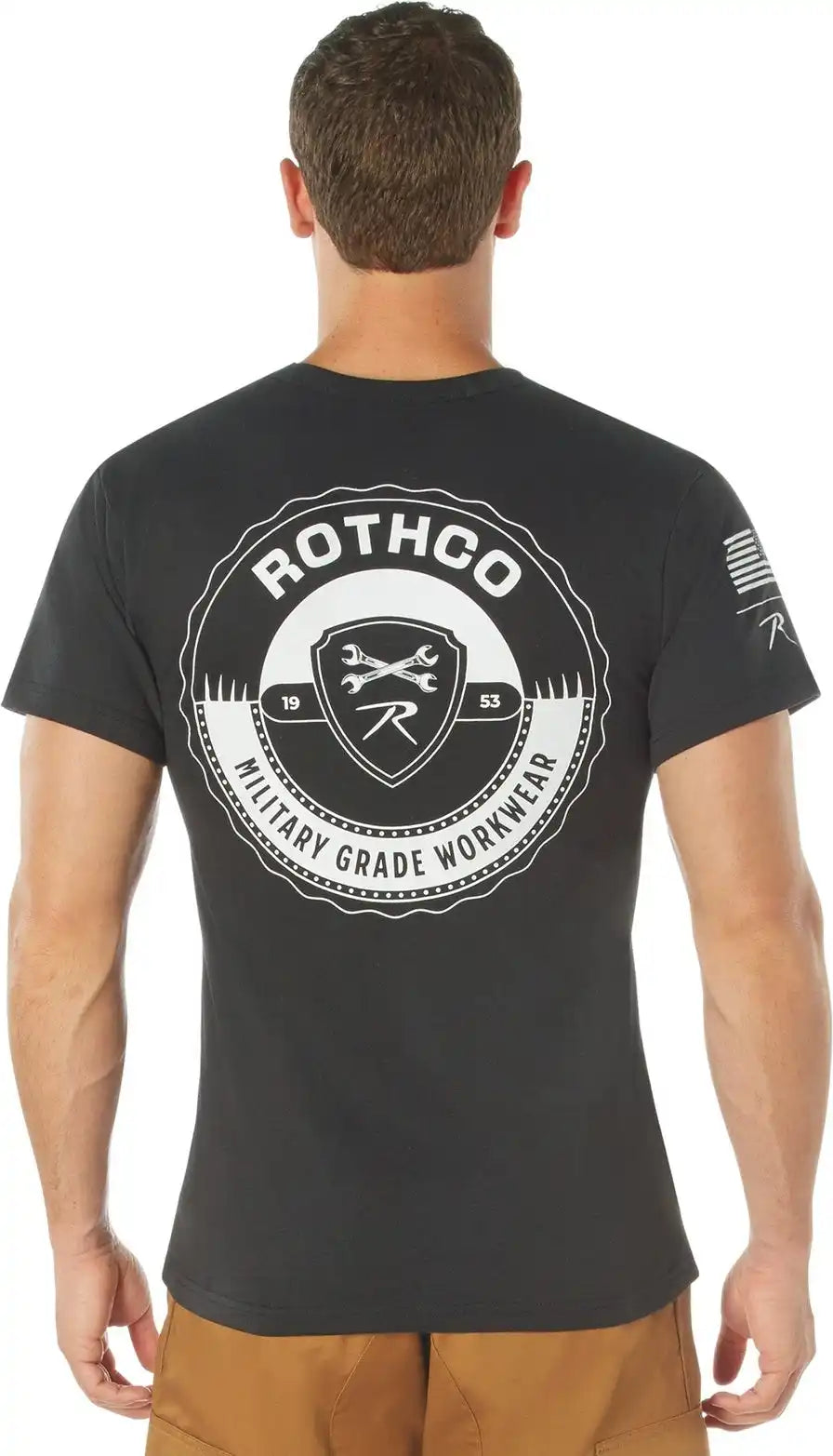 Military Grade Workwear Bottle Cap t Shirt Black / s